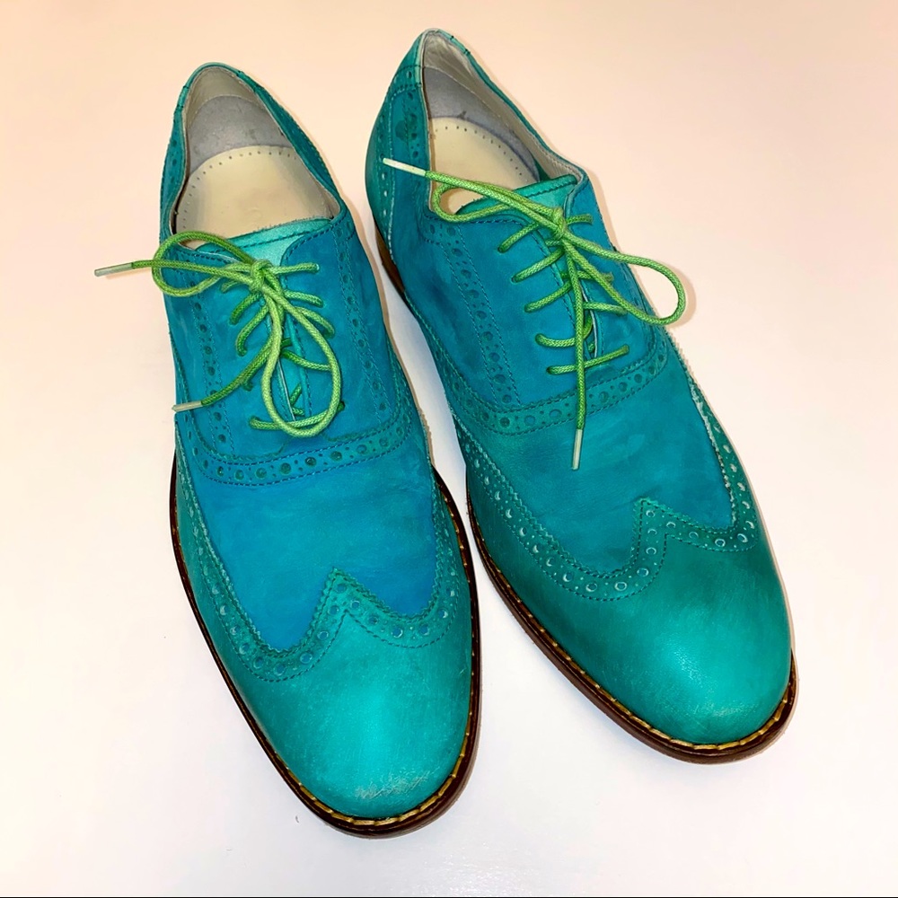 Cole Haan Shoes Colton Men's Wingtip Oxford Green